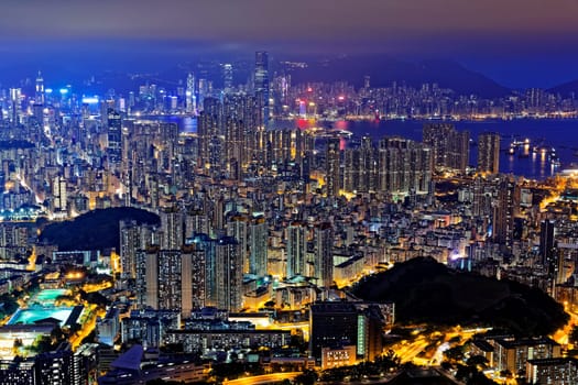 Hong Kong Skyline at Night