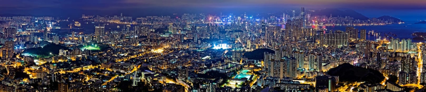 Hong Kong Skyline at Night