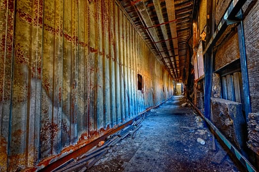 oned ruin factory damage building inside