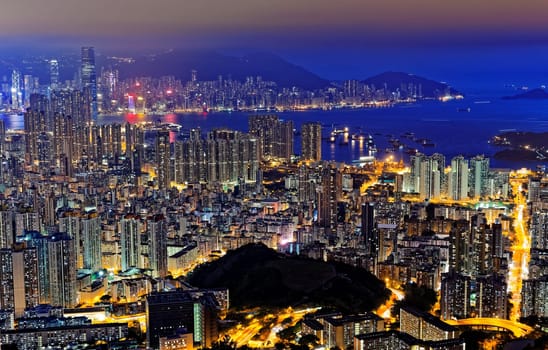Hong Kong Skyline at Night