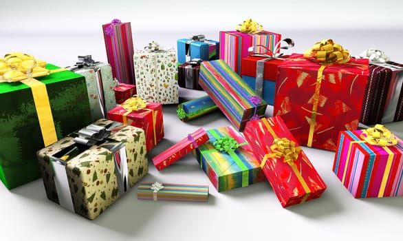 Group of gifts.