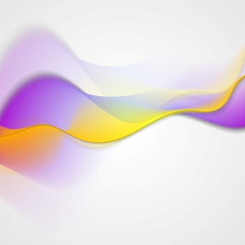 Colorful abstract wavy background