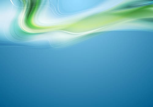 Colorful abstract wavy background