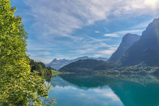 Klöntalersee from the Pragel Pass