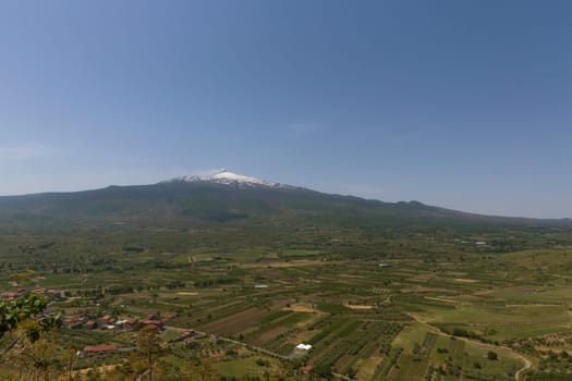 The volcano Aetna in Sicily and agriculture
