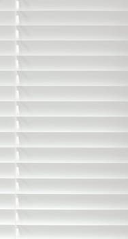 White venetian blind lifted background