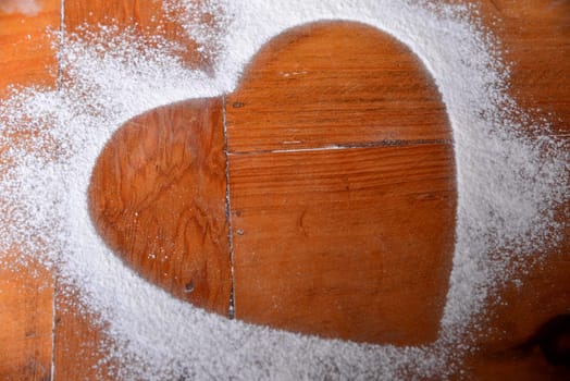 Bake the heart of flour