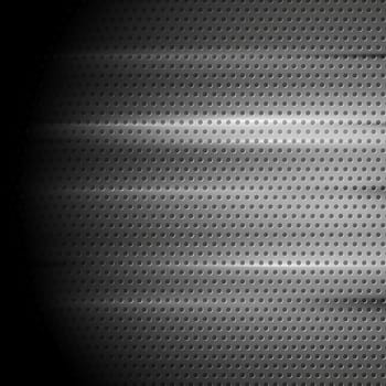 Tech perforated metal background