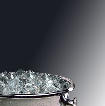 ice cubes bucket