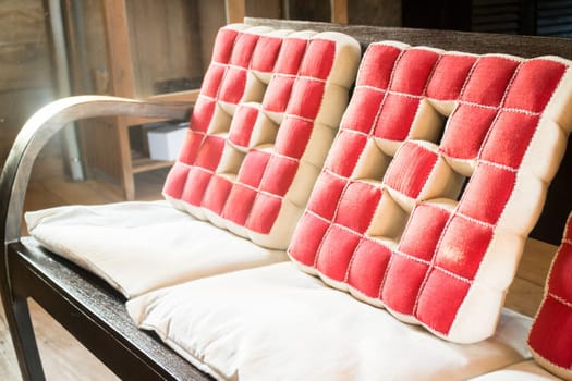 Wooden chair in the room, stock photo