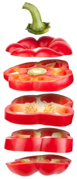 Sliced peppers