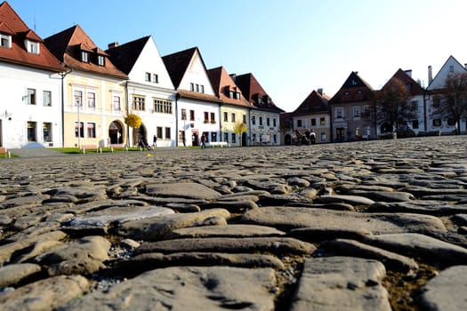 Historic Town Square in Bardejov, Slovakia