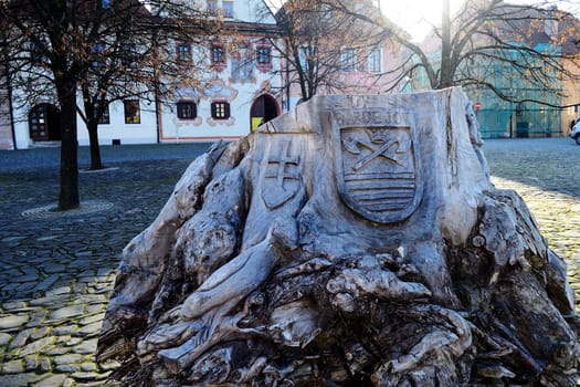 Historic Town Square in Bardejov, Slovakia