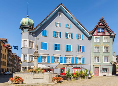 Laufenburg with historic garden bite