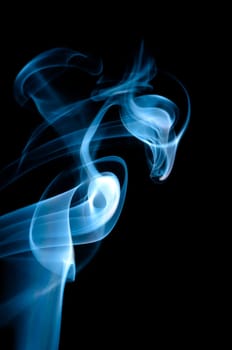 Incense taking the shape of a bird that seems to be crying