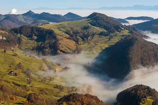 View from Passwang to the South West