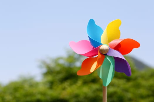 colorful toy pinwheel