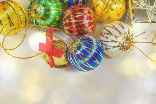Abstract twinkled bright background with bokeh defocused, can be used as background