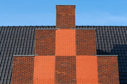 Brick wall and a roof