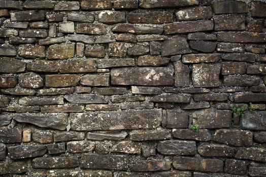 Background texture of stone wall close up.