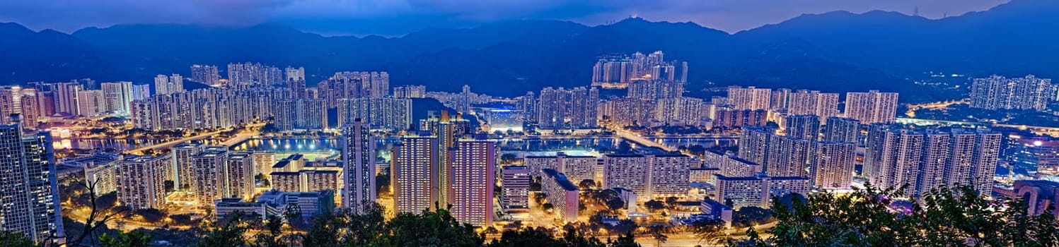 Hong Kong Sha Tin at Night