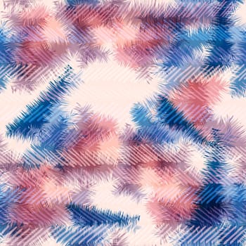 Trendy abstract seamless pattern, tie dye psychedelic style texture background. EPS10 vector.