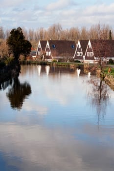 In the Netherlands most people are living below sea level. This is a canal in Nieuwerkerk aan den IJssel. The city where you can find the lowest point of the Netherlands..