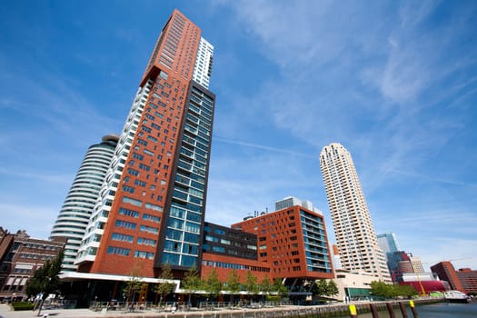 Modern architecture in Rotterdam, the Netherlands