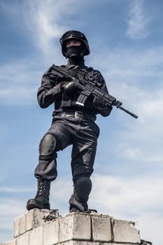 Spec ops police subdivision SWAT in action