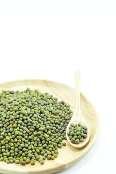 Group of green nut isolated on white background, stock photo
