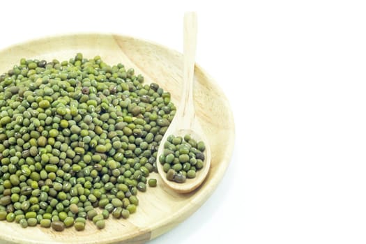 Group of green nut isolated on white background, stock photo