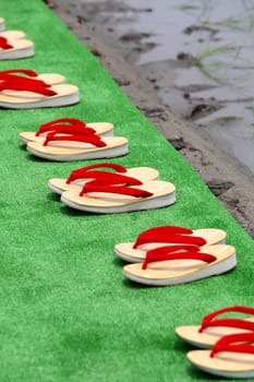 Traditional japanese sandals Zori