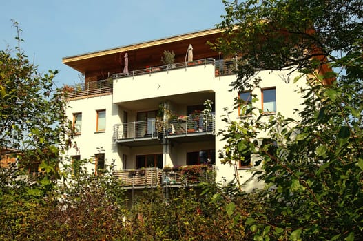Modern Residential Building Berlin Germany / Modern Apartment Building Berlin Germany