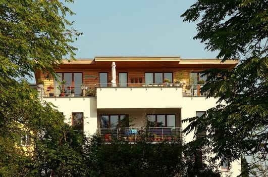 Modern Residential Building Berlin Germany / Modern Apartment Building Berlin Germany