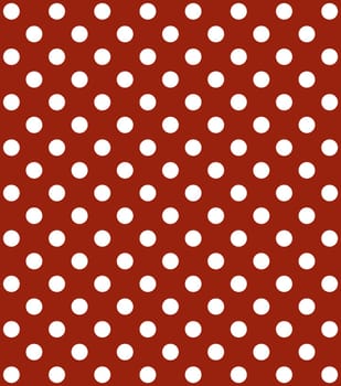 Punctual pattern red white