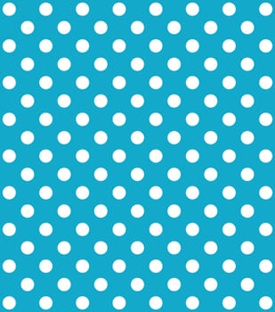 Dot pattern turquoise white