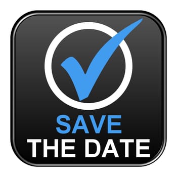 Button black: Save the date