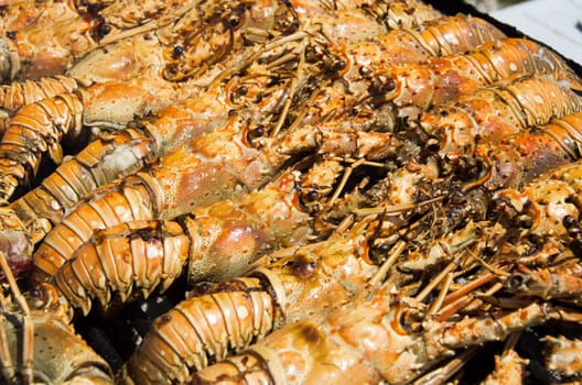 Lobster on the grill