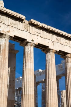 Parthenon on the Acropolis in Athens, Greece