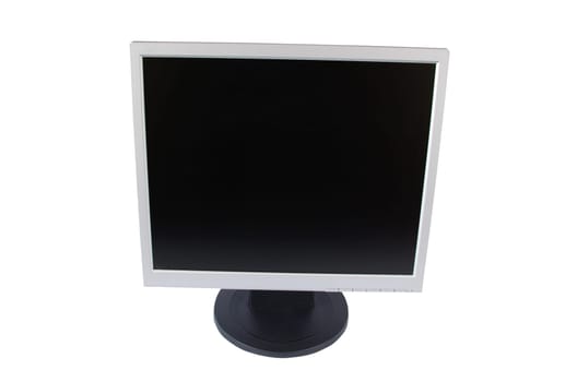 monitor isolated over white background