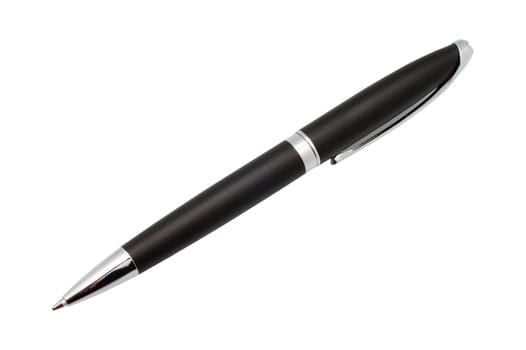 metal pen isolated on white background