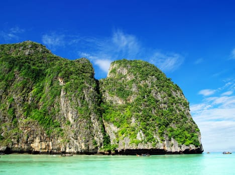 rocks and sea in Krabi Thsiland