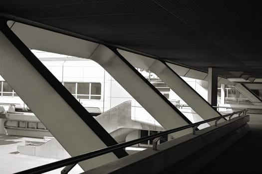 Bridge over the Messedamm at the ICC in Berlin