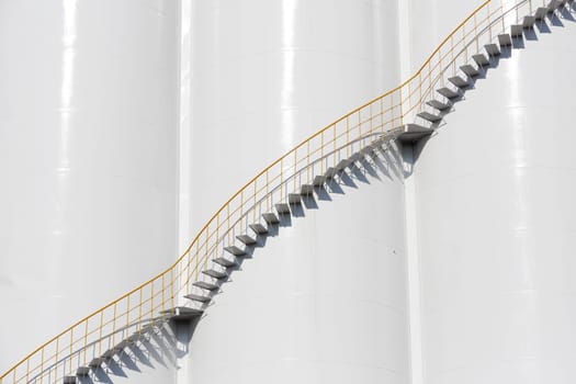 industrial storage silo background