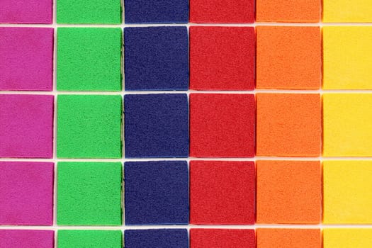 close up of ink pad set, background