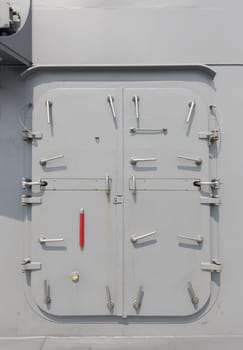 Warship - security door