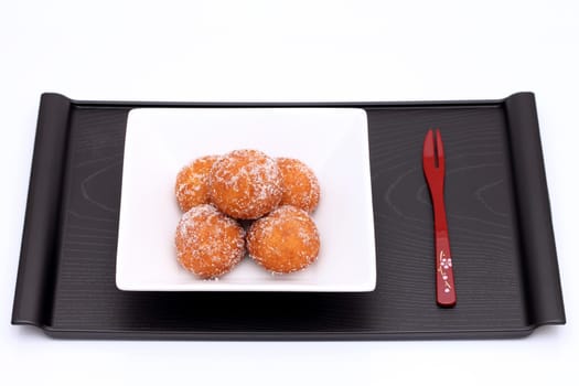 Japanese sugar round donut