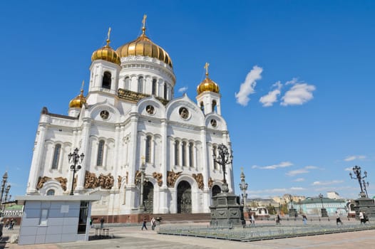 Russian Orthodox Church of Cathedral of Christ the Saviour in Moscow, Russia