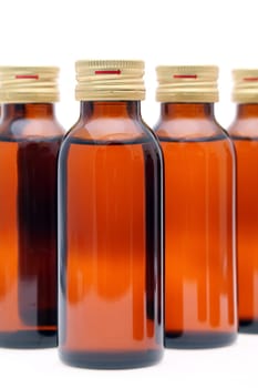 Brown medicine bottle
