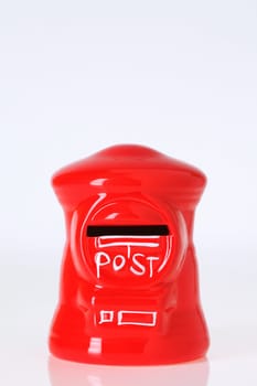 Red toy post box